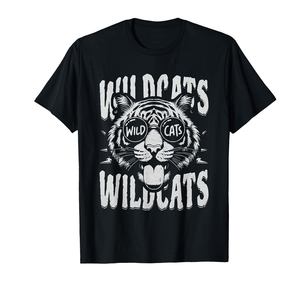 Wildcats School Sports Fan Team Spirit T-Shirt - Graphic Print for Adults - T-Shirt, Sweatshirt, Hoodie