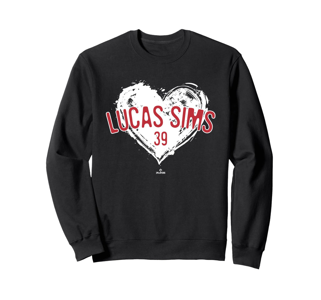 Distressed Heart Lucas Sims Boston Sweatshirt - Custom Art Print Men Women - T-Shirt, Sweatshirt, Hoodie