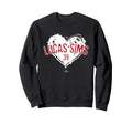 Distressed Heart Lucas Sims Boston Sweatshirt - Custom Art Print Men Women - T-Shirt, Sweatshirt, Hoodie