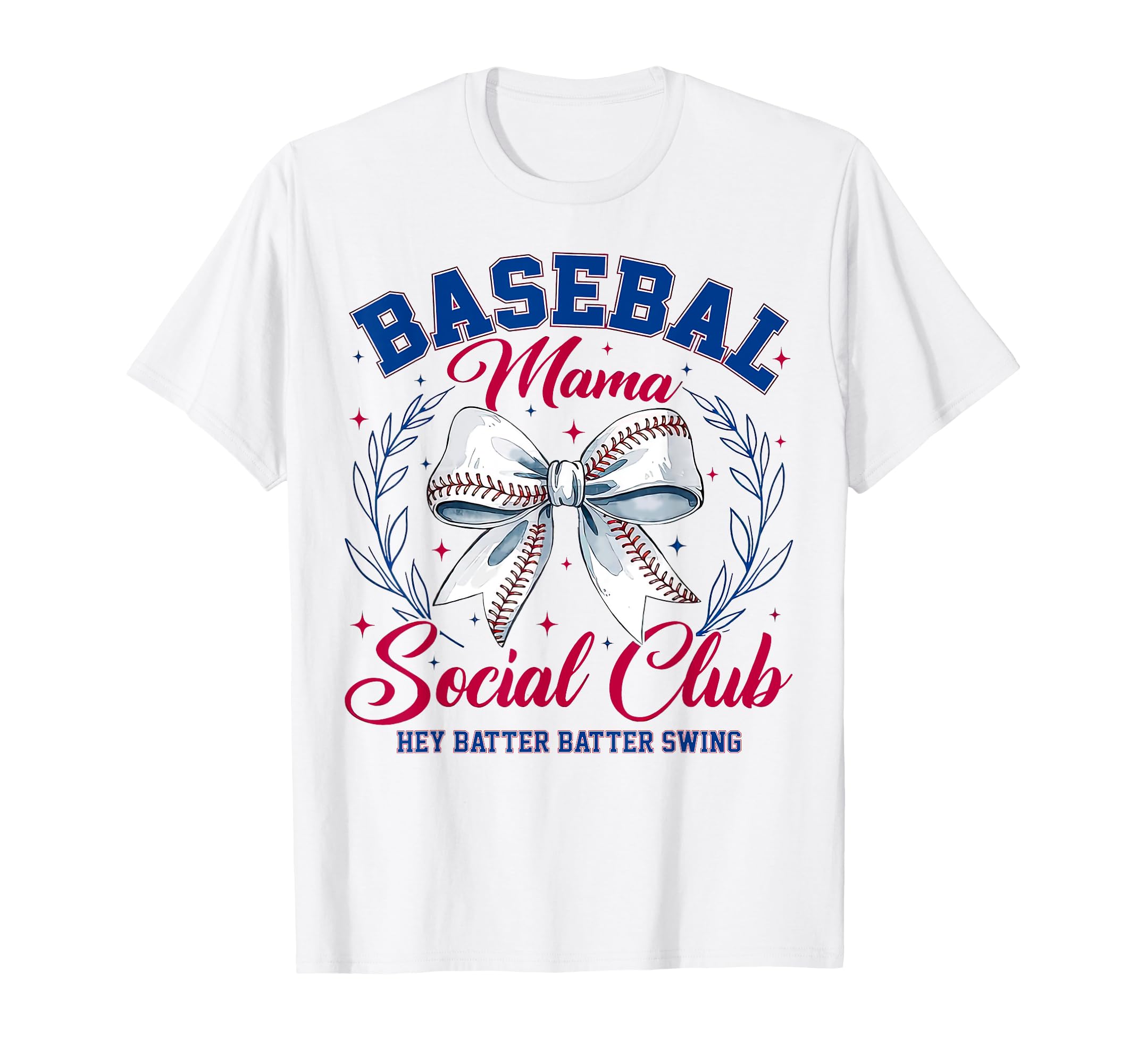 Baseball Mama Social Club Hey T-Shirt - Fun Novelty Design Men Women - T-Shirt, Sweatshirt, Hoodie