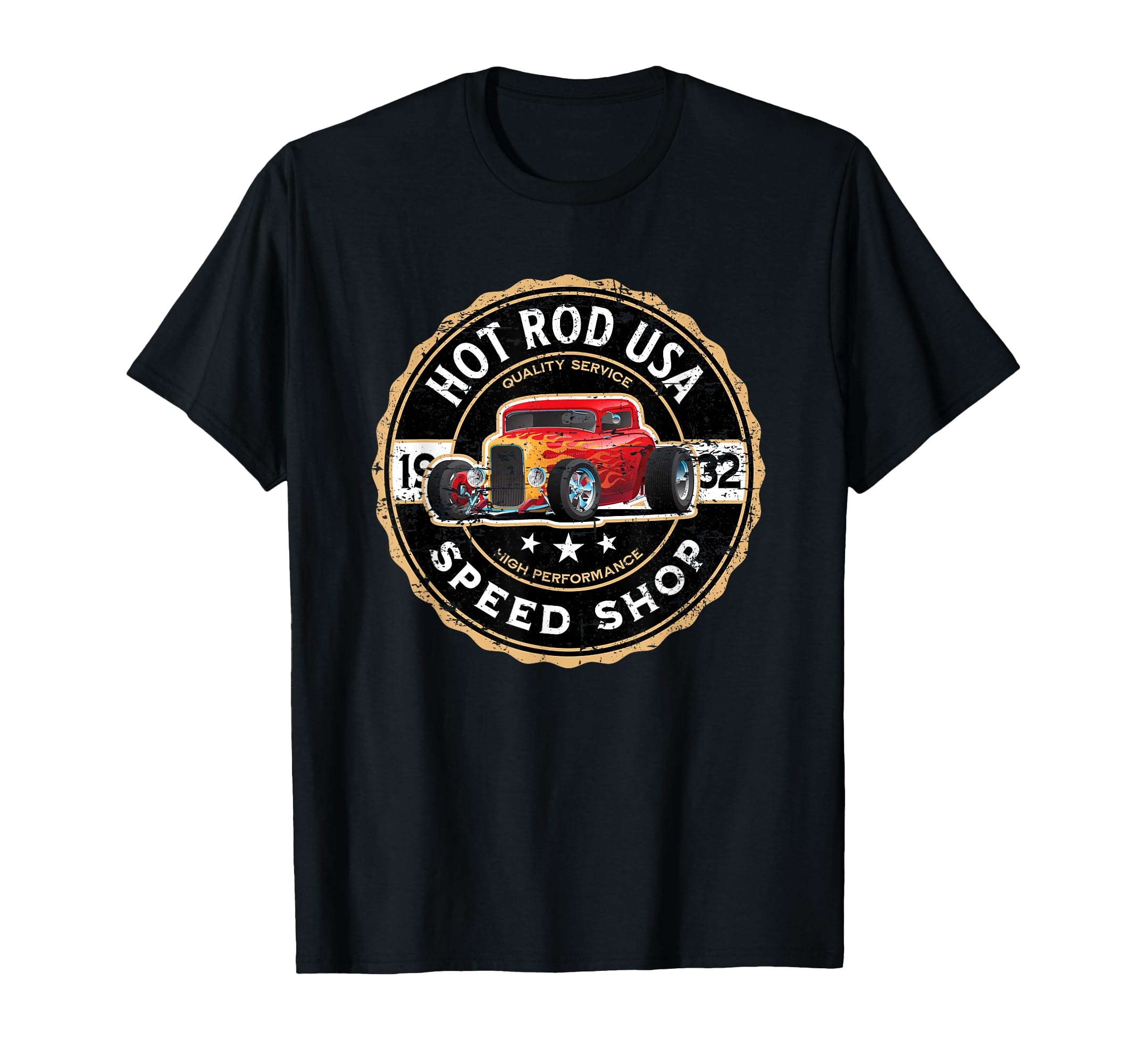 Hotrod Custom Car Automotive Nostalgia T-Shirt - Custom Art Print Unisex - T-Shirt, Sweatshirt, Hoodie