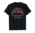 Santiago City Skyline 80S Souvenir Gift T-Shirt - Minimalist Print Unisex - T-Shirt, Sweatshirt, Hoodie