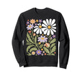 Wildflowers Flowers Pattern Sweatshirt - Aesthetic Graphic Men Women - T-Shirt, Sweatshirt, Hoodie