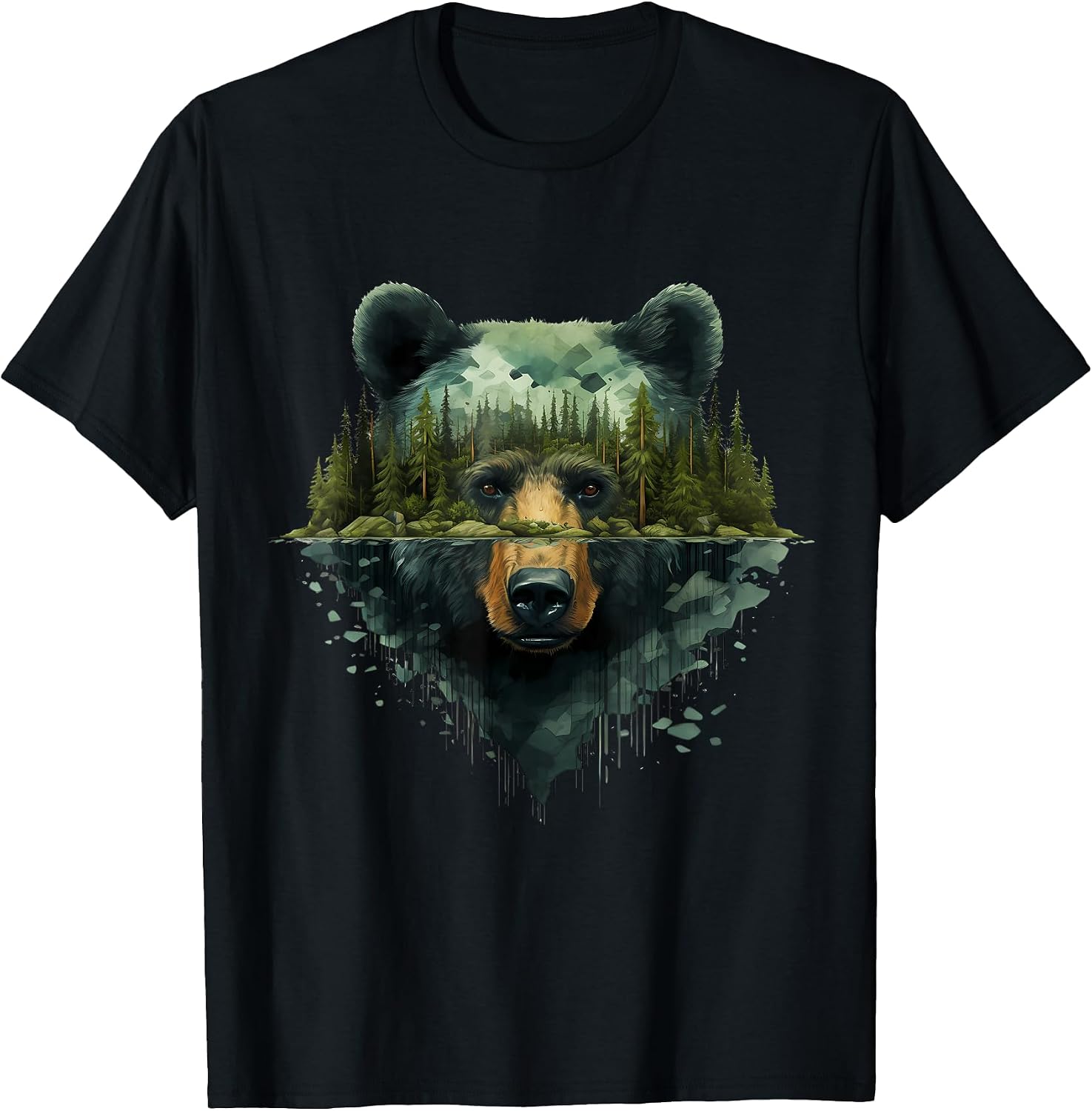Forest Animal Art - Adult & Kids T-Shirts, Sweatshirts & Hoodies apparel design preview 1
