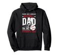 Im Baseball Pitcher Dad Baseball Hoodie - Minimalist Print for Adults - T-Shirt, Sweatshirt, Hoodie