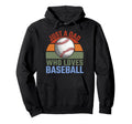 Just Dad Who Loves Baseball Baseball Hoodie - Graphic Print for Adults - T-Shirt, Sweatshirt, Hoodie