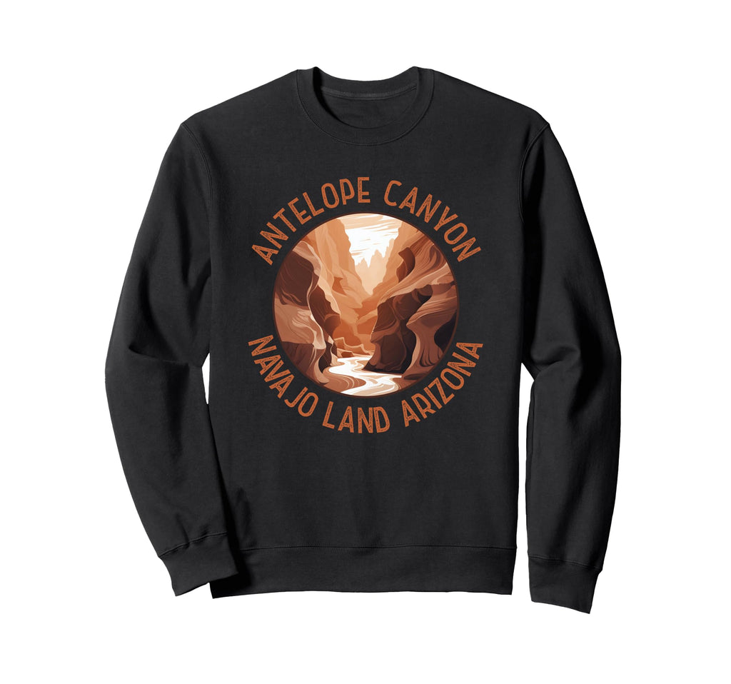 Antelope Canyon Arizona Distressed Sweatshirt - Graphic Print Men Women - T-Shirt, Sweatshirt, Hoodie