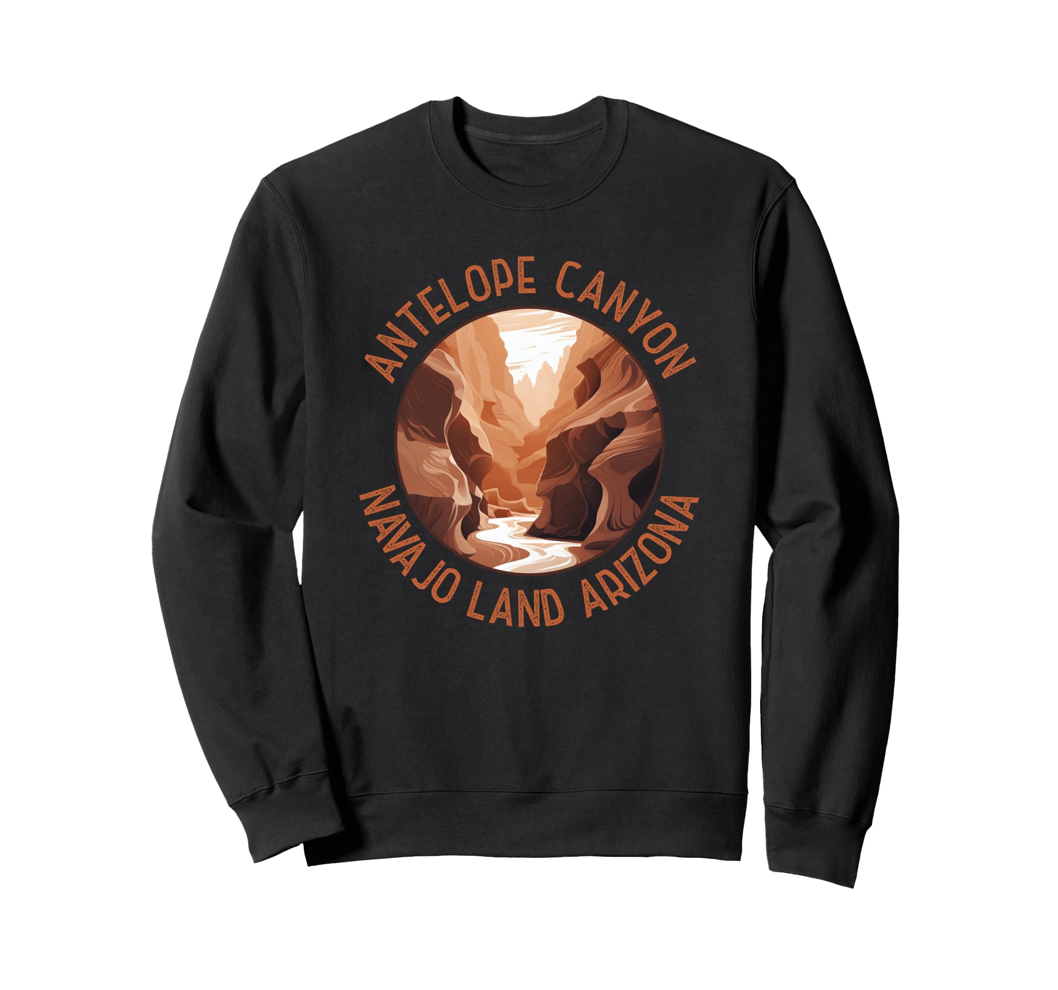 Antelope Canyon Arizona Distressed Sweatshirt - Graphic Print Men Women - T-Shirt, Sweatshirt, Hoodie