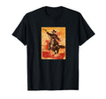 Western Cowboy Horseback T-Shirt - Streetwear Style Men Women - T-Shirt, Sweatshirt, Hoodie
