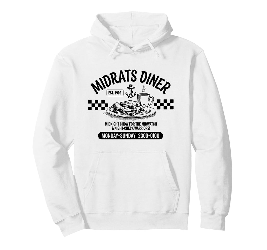 Midrats Diner Funny Sailor Hoodie - Trendy Graphic Unisex - T-Shirt, Sweatshirt, Hoodie