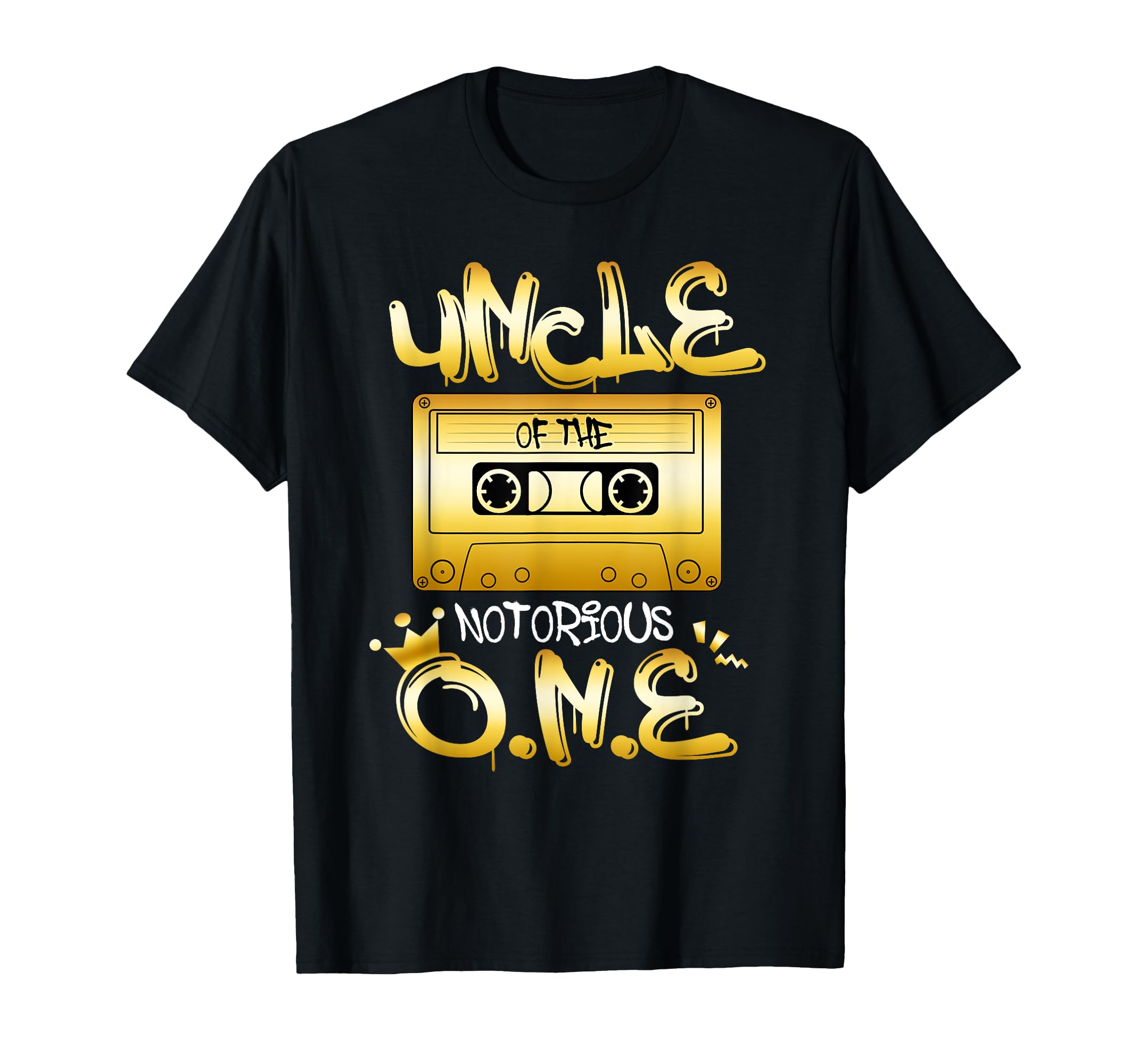 Uncle Notorious One Bday Old School Hip T-Shirt - Graphic Print Men Women - T-Shirt, Sweatshirt, Hoodie