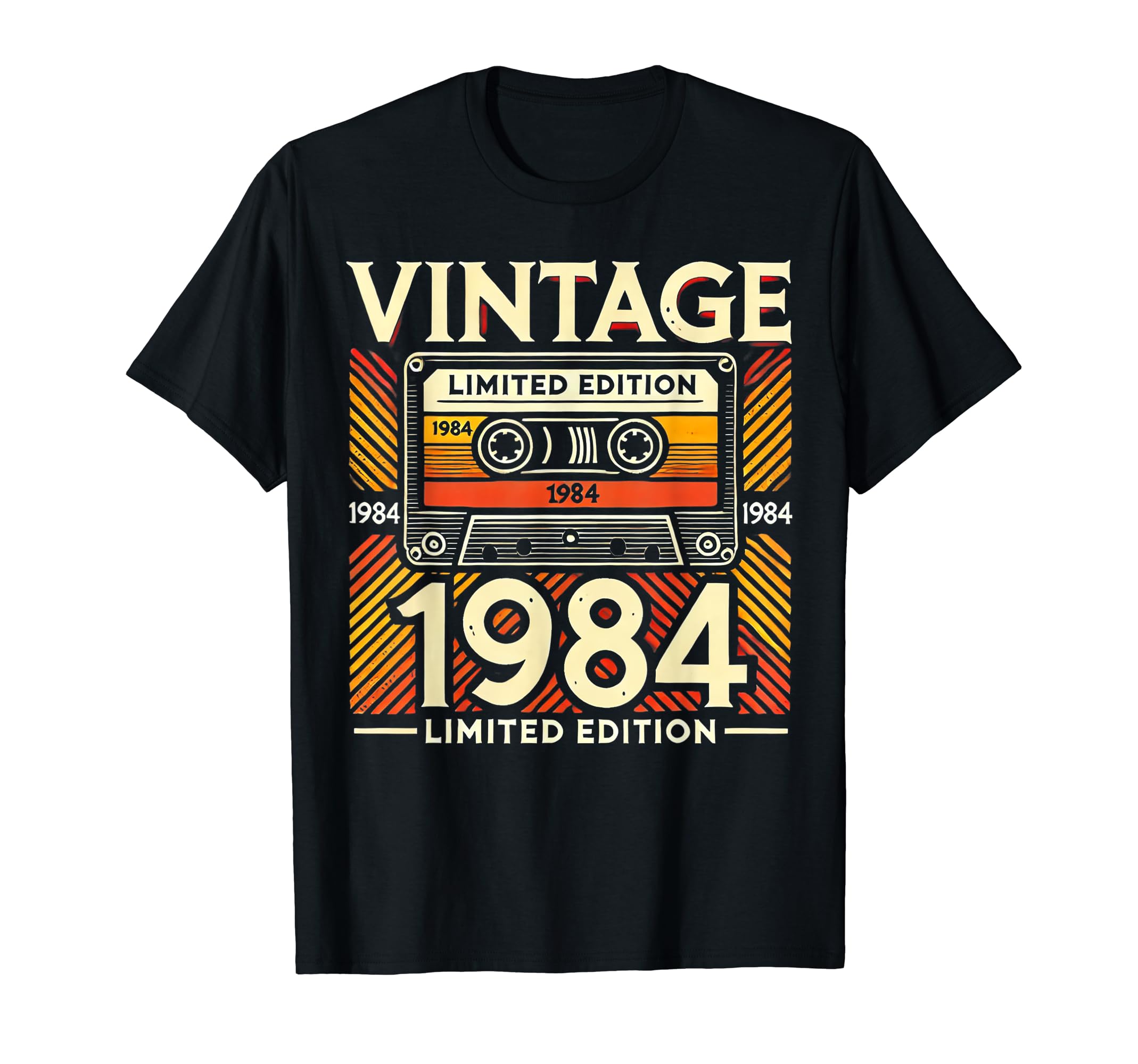 40 Year Old Gifts 1984 Cassette Tape T-Shirt - Unique Graphic for Adults - T-Shirt, Sweatshirt, Hoodie