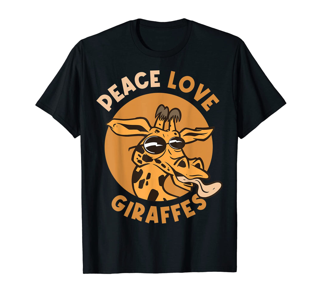 Peace Love Giraffes T-Shirt - Casual Everyday Wear for Adults - T-Shirt, Sweatshirt, Hoodie