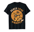 Peace Love Giraffes T-Shirt - Casual Everyday Wear for Adults - T-Shirt, Sweatshirt, Hoodie