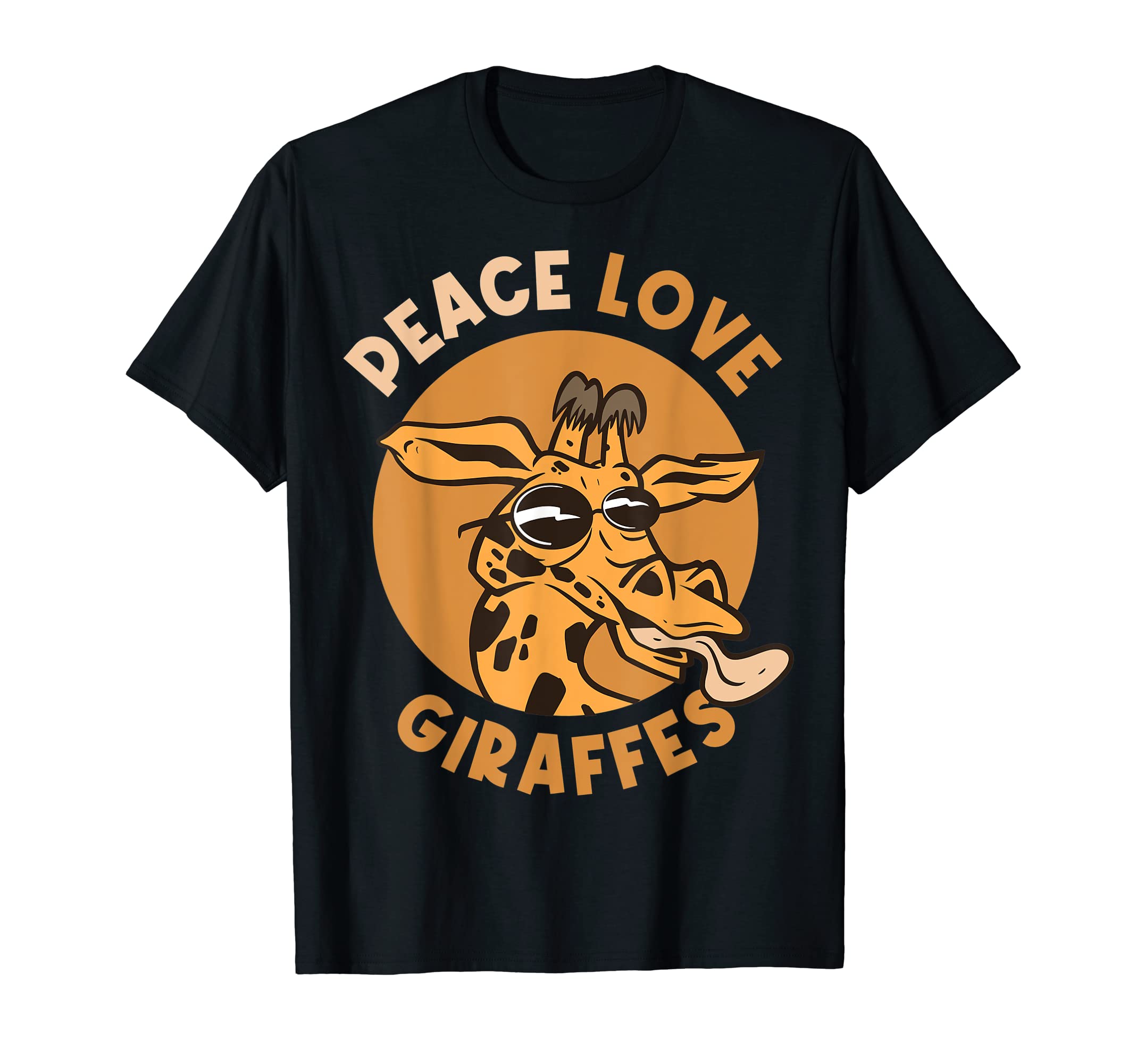Peace Love Giraffes T-Shirt - Casual Everyday Wear for Adults - T-Shirt, Sweatshirt, Hoodie