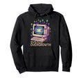 Computer Vaporwave Glitch Plants Vines Hoodie - Novelty Apparel for Adults - T-Shirt, Sweatshirt, Hoodie