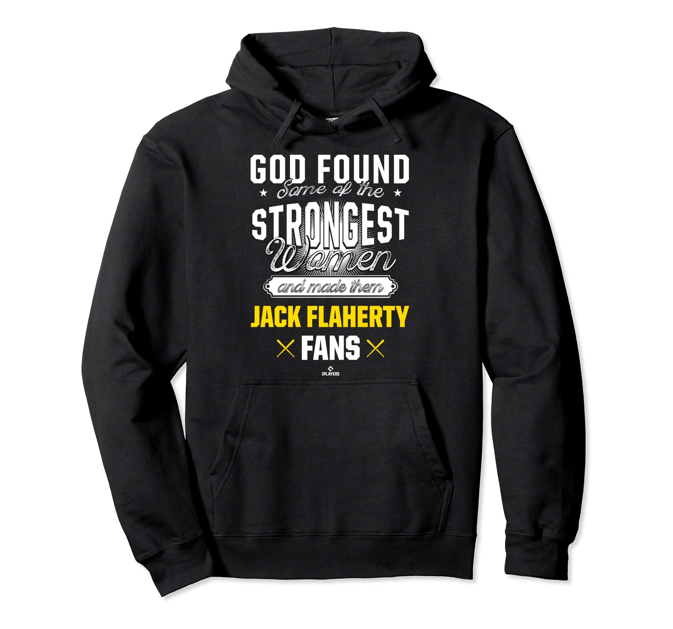 God Found Strongest Jack Flaherty Fans Hoodie - Minimalist Print Men Women - T-Shirt, Sweatshirt, Hoodie