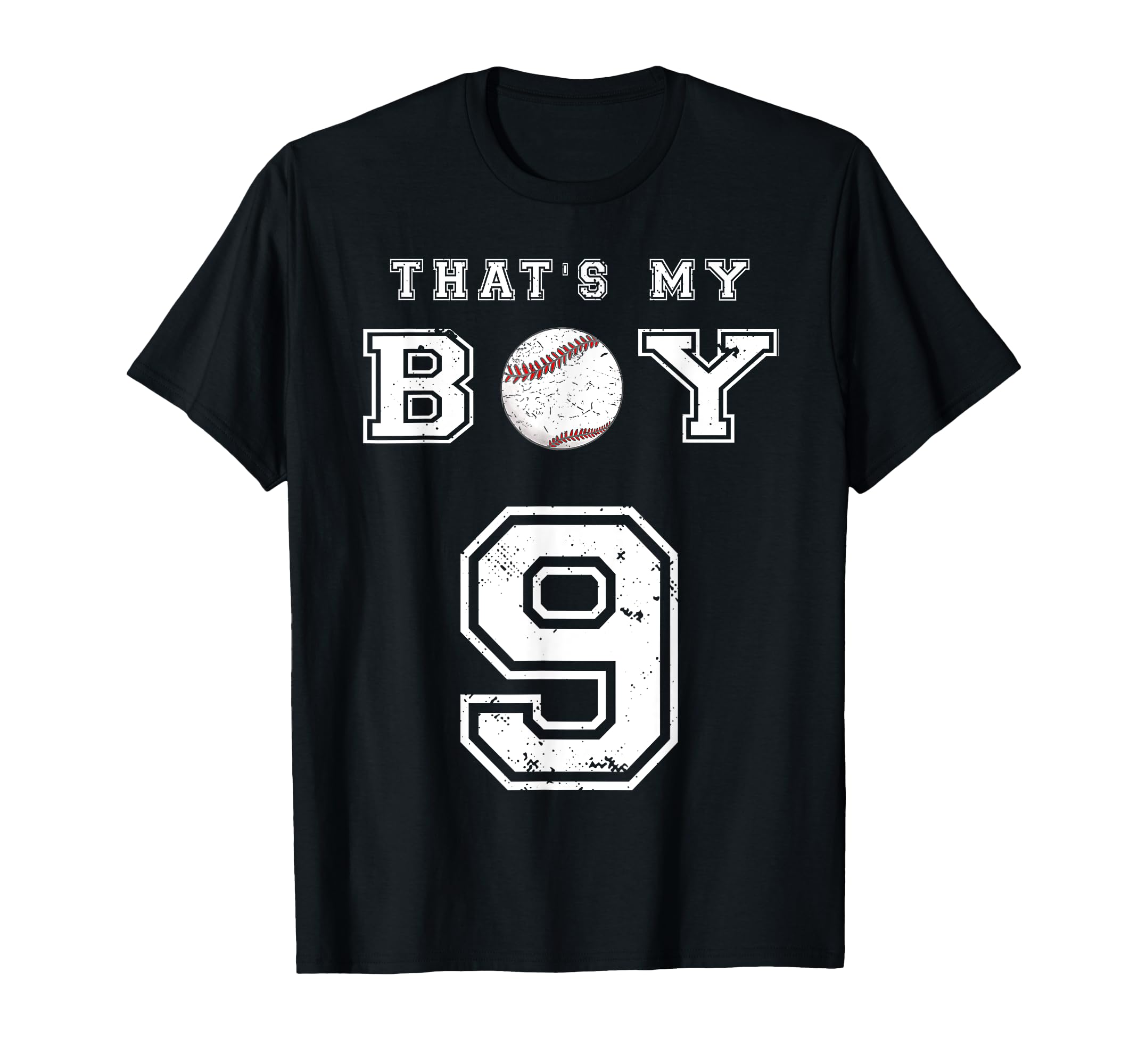 Thats My Baseball 9 Jersey Number Mom T-Shirt - Trendy Graphic for Adults - T-Shirt, Sweatshirt, Hoodie