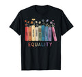 Floral Book Equality Human Rights T-Shirt - Graphic Print for Adults - T-Shirt, Sweatshirt, Hoodie