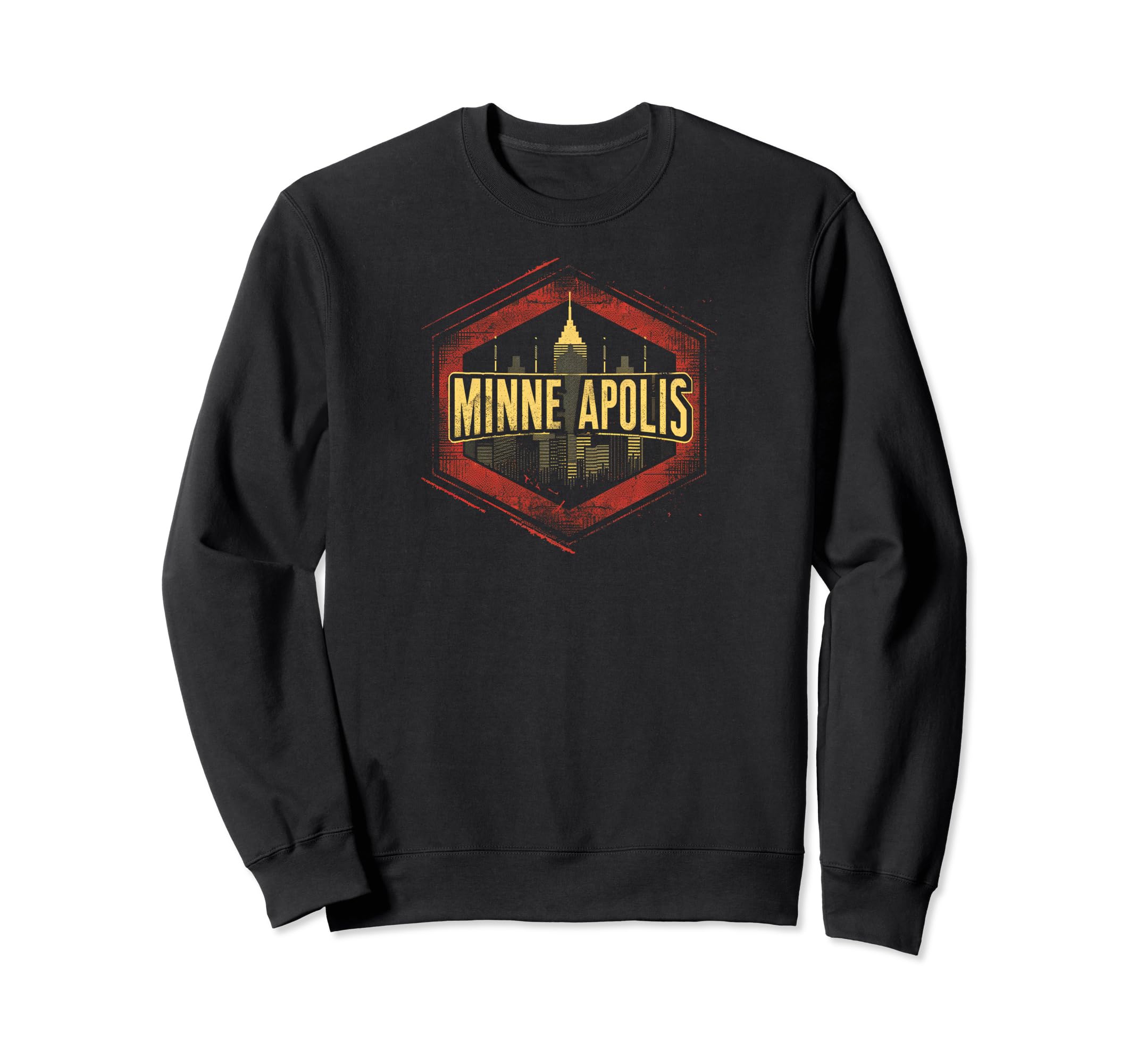 Minneapolis Grit 90S Grunge Sweatshirt - Minimalist Print Unisex - T-Shirt, Sweatshirt, Hoodie