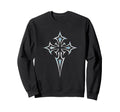 Gothic Cross Y2K Alt Aesthetic Emo Sweatshirt - Unique Graphic for Adults - T-Shirt, Sweatshirt, Hoodie