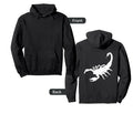 Scorpion Animal Distressed Hoodie - Trendy Graphic Men Women - T-Shirt, Sweatshirt, Hoodie