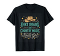 Dirt Roads And Country Music Kinda T-Shirt - Minimalist Print Men Women - T-Shirt, Sweatshirt, Hoodie