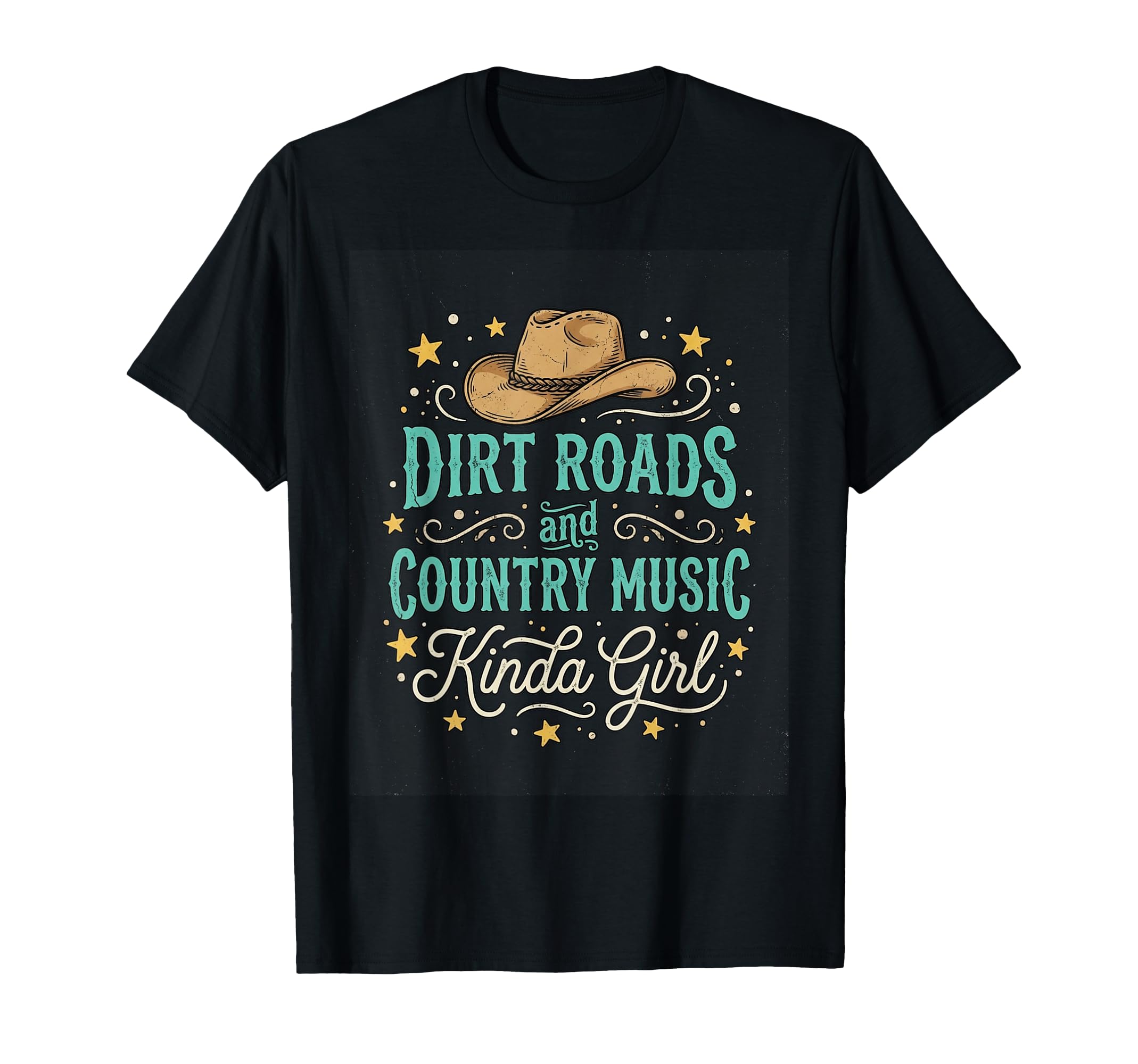 Dirt Roads And Country Music Kinda T-Shirt - Minimalist Print Men Women - T-Shirt, Sweatshirt, Hoodie