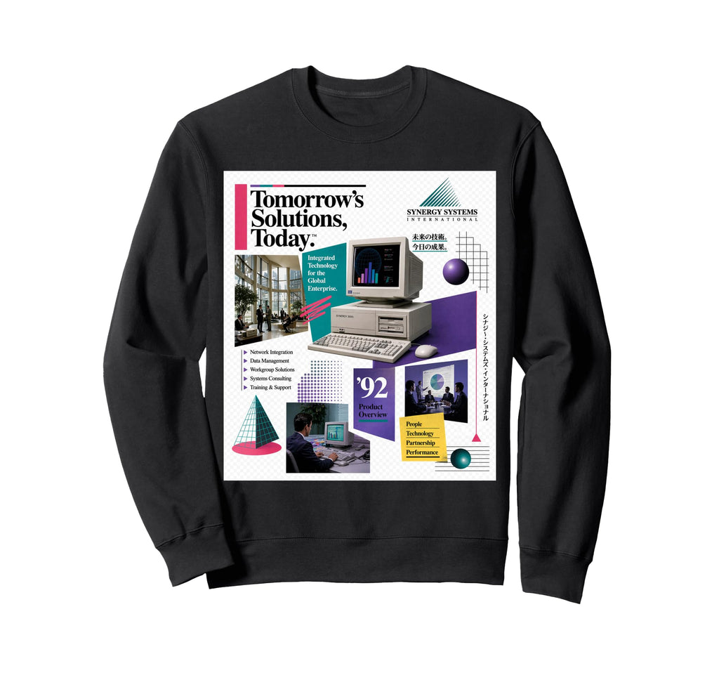 90S Tech Computer Maximal Analog Sweatshirt - Novelty Apparel Unisex - T-Shirt, Sweatshirt, Hoodie