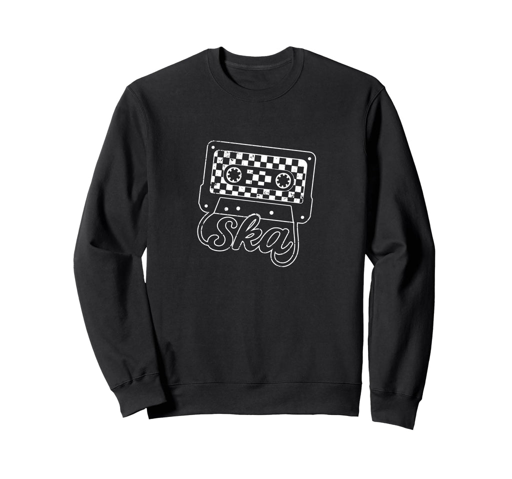 Checker Tape Ska Cassette Mixtape Two Sweatshirt - Trendy Graphic Unisex - T-Shirt, Sweatshirt, Hoodie