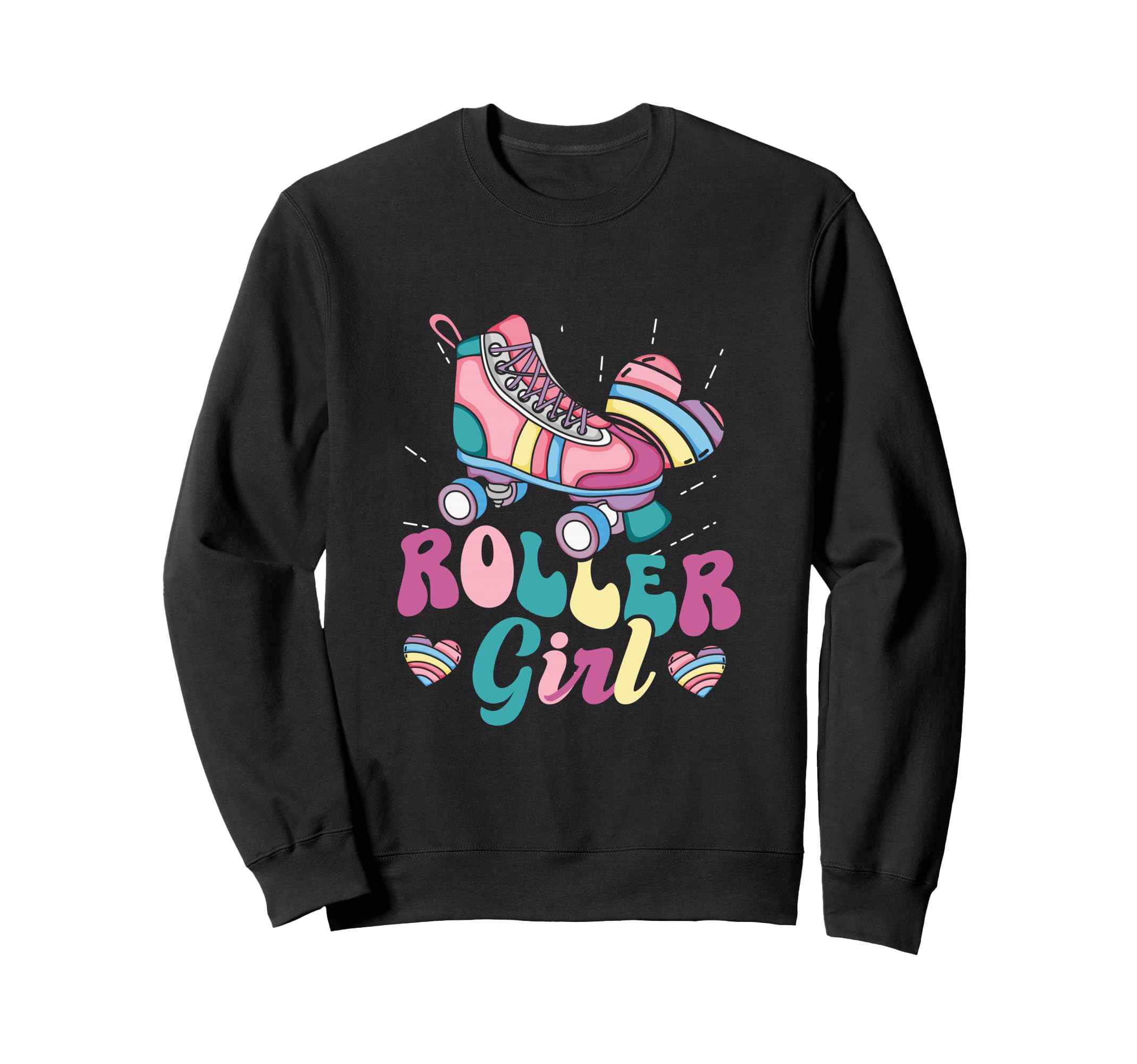 Roller Skater Skating 70S 80S 90S Sweatshirt - Graphic Print Men Women - T-Shirt, Sweatshirt, Hoodie