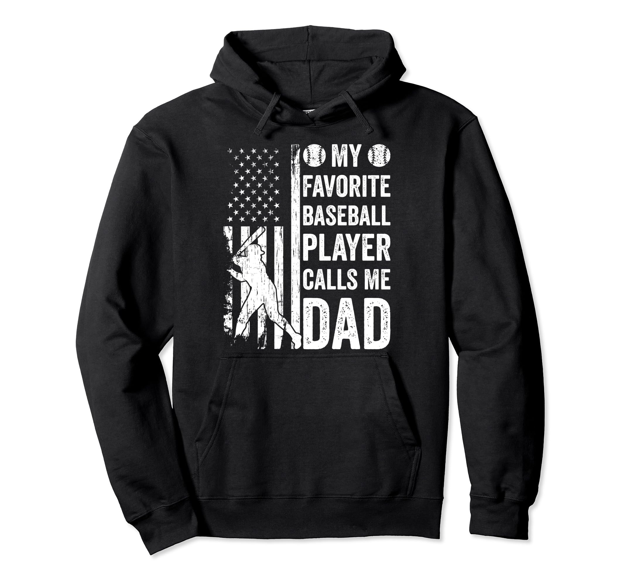 My Favorite Baseball Player Calls Me Hoodie - Minimalist Print for Adults - T-Shirt, Sweatshirt, Hoodie