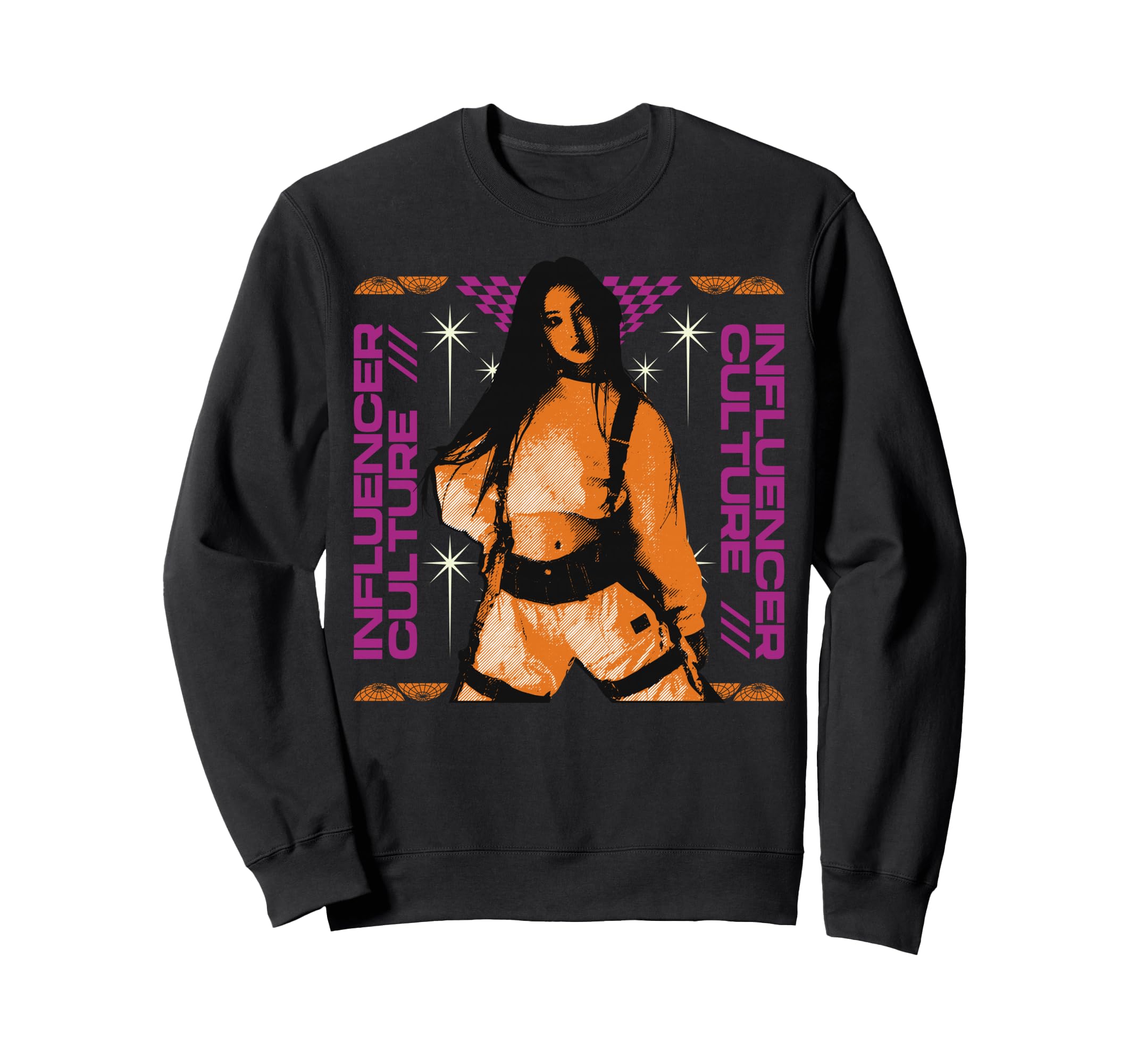 Y2K Influencer Bold Urban Graffiti Sweatshirt - Minimalist Print Unisex - T-Shirt, Sweatshirt, Hoodie