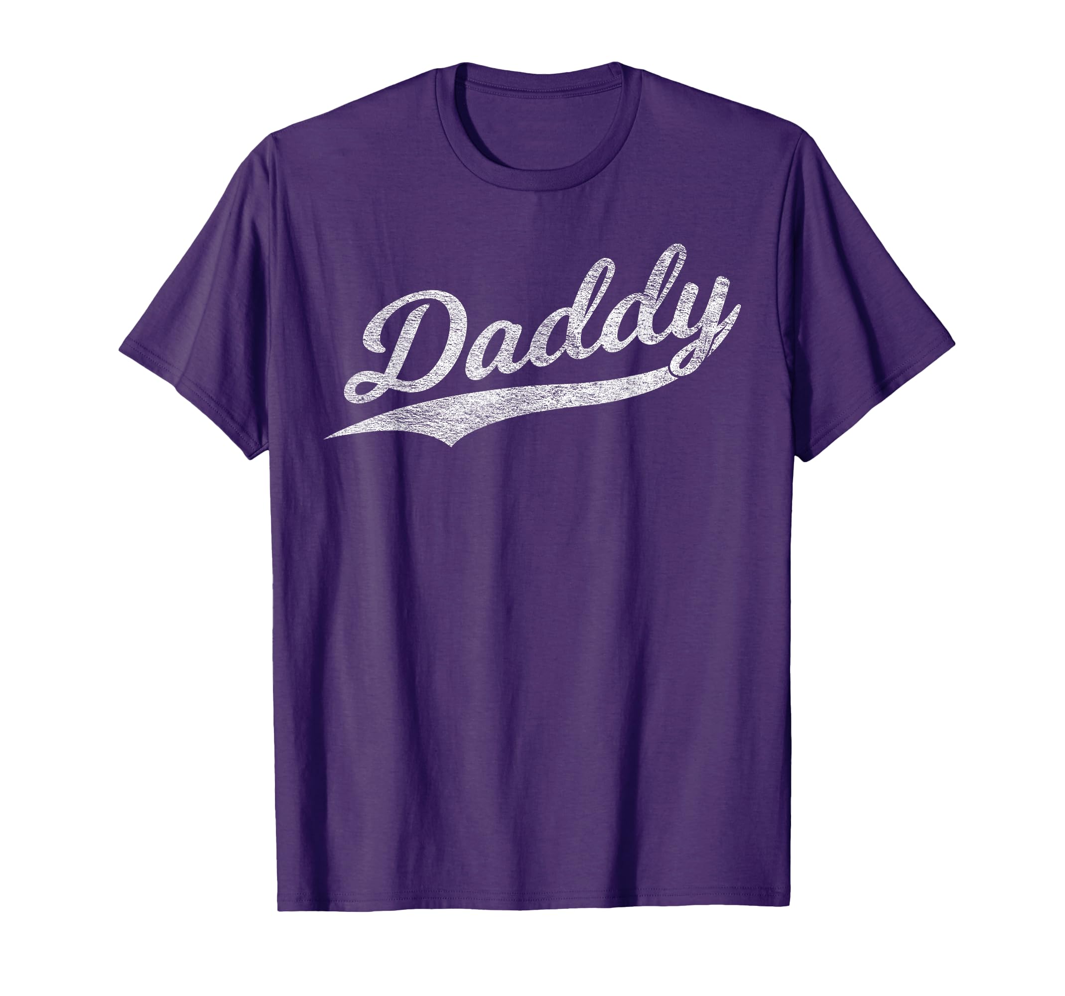 Daddy Baseball Script Cursive T-Shirt - Aesthetic Graphic for Adults - T-Shirt, Sweatshirt, Hoodie