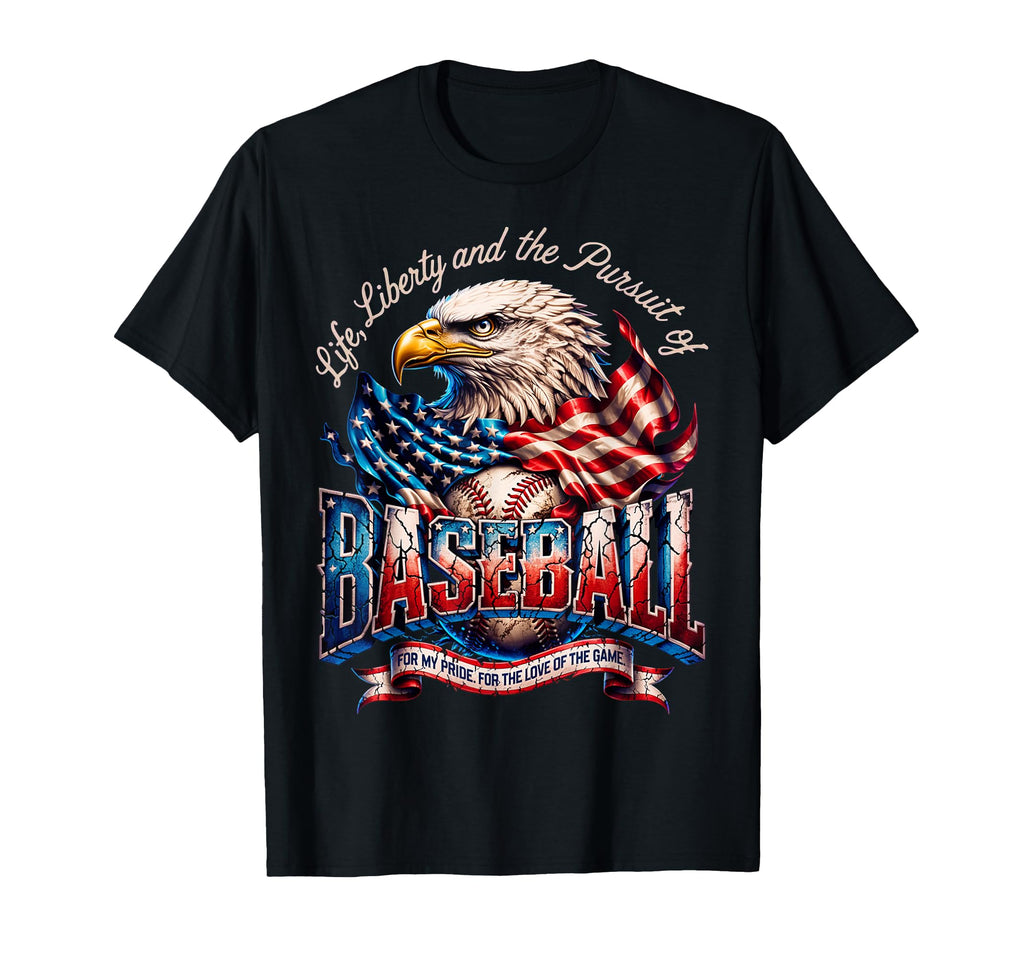 Usa Flag American Baseball Flag Proud T-Shirt - Trendy Graphic Men Women - T-Shirt, Sweatshirt, Hoodie