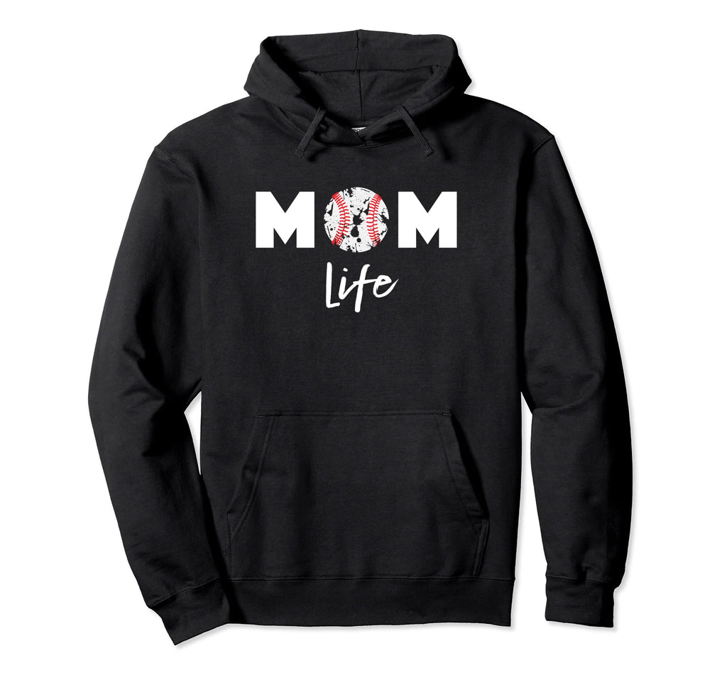 Mom Baseball Hoodie - Minimalist Print for Adults - T-Shirt, Sweatshirt, Hoodie