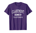 Claremont California Ca Established T-Shirt - Custom Art Print for Adults - T-Shirt, Sweatshirt, Hoodie
