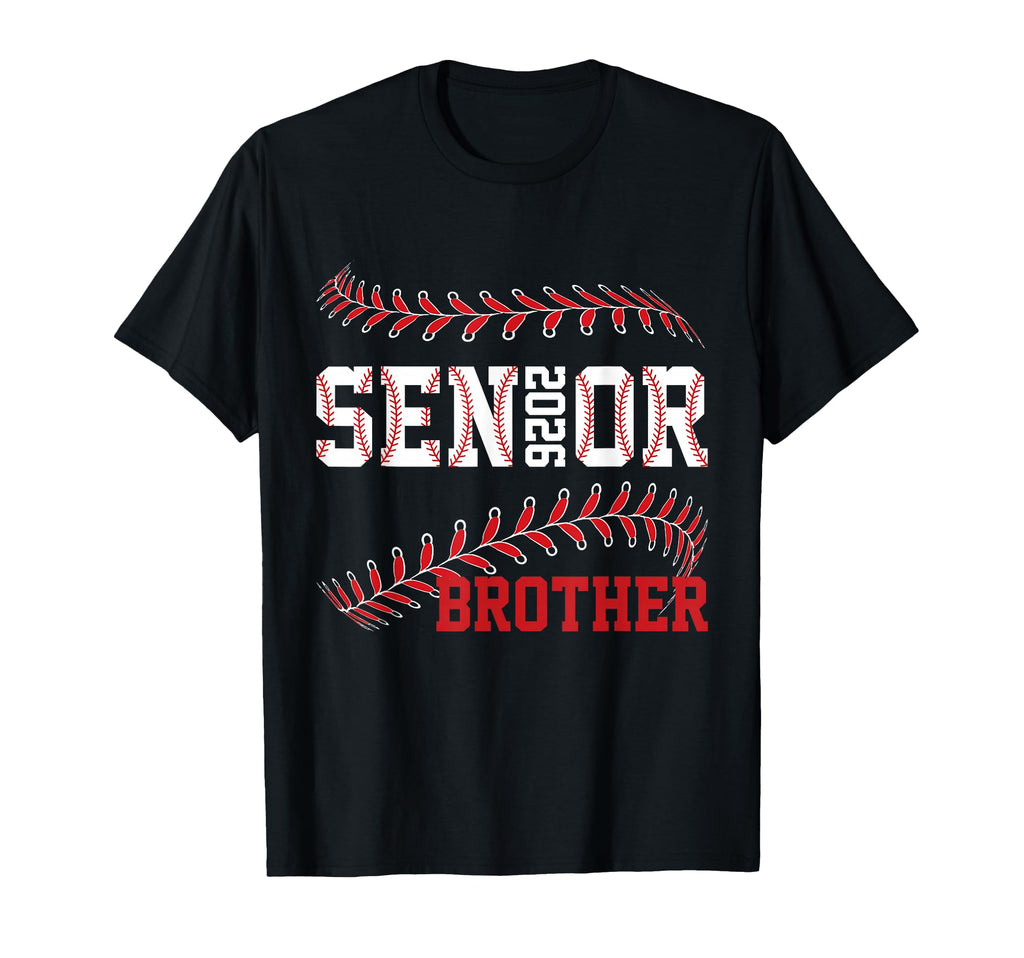Baseball Senior Brother Class 2026 T-Shirt - Unique Graphic Men Women - T-Shirt, Sweatshirt, Hoodie