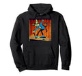 Halloween Distressed Hoodie - Custom Art Print Men Women - T-Shirt, Sweatshirt, Hoodie