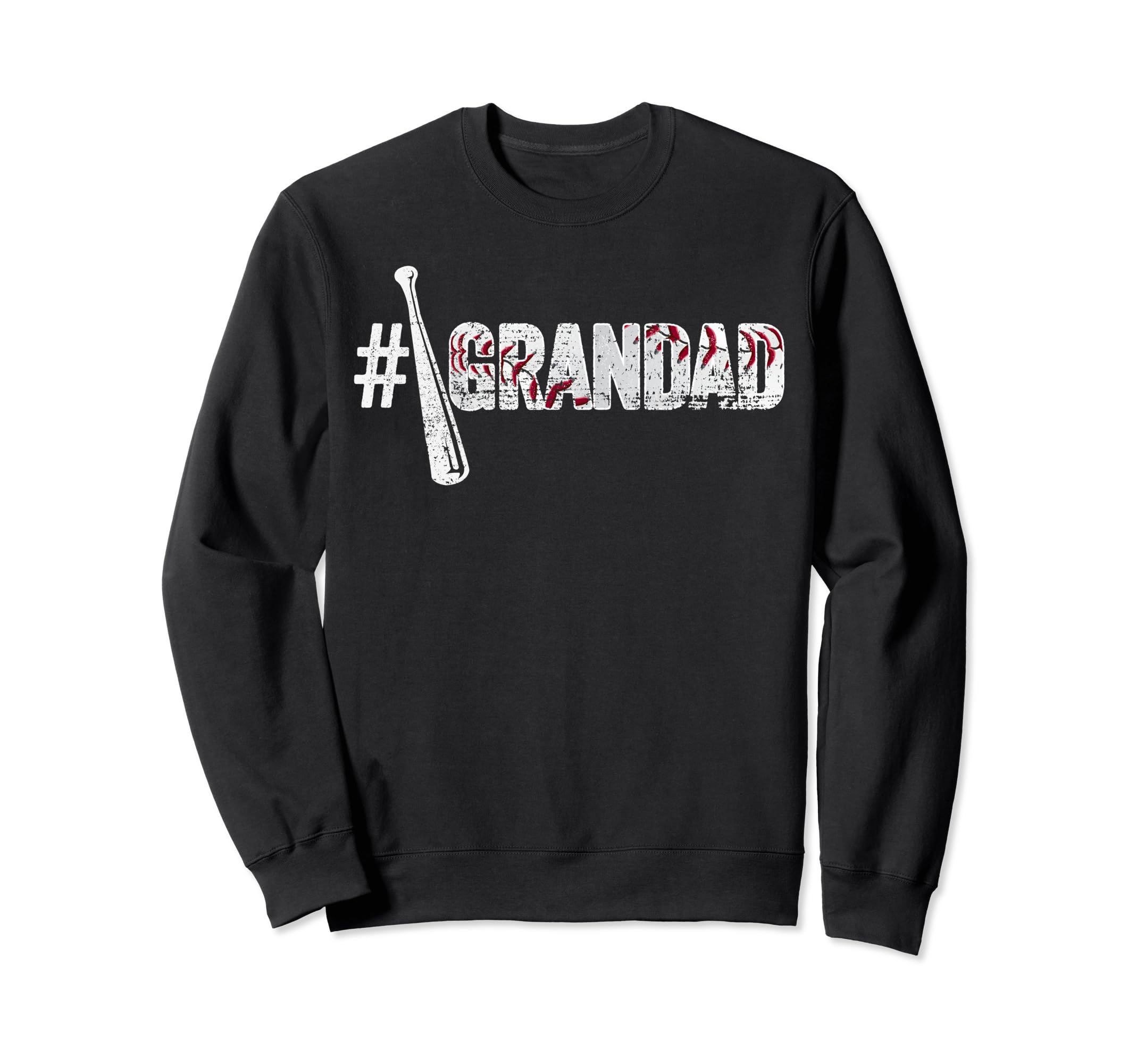 Number One Baseball Grandad Sweatshirt - Aesthetic Graphic Men Women - T-Shirt, Sweatshirt, Hoodie