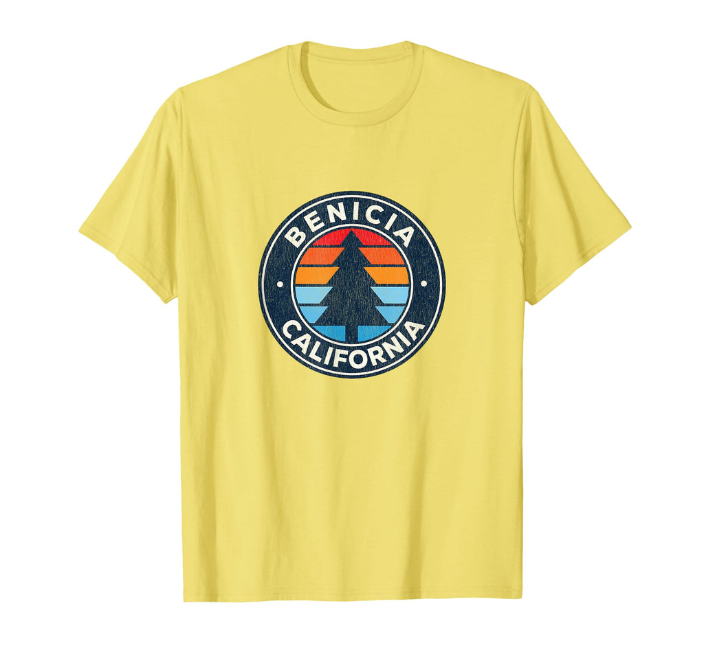 Benicia California Ca 70S T-Shirt - Custom Art Print Unisex - T-Shirt, Sweatshirt, Hoodie