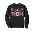 Baseball Mom Mama Happy Mothers Day Sweatshirt - Trendy Graphic for Adults - T-Shirt, Sweatshirt, Hoodie