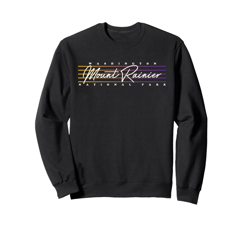 Mount Rainier National Park Sweatshirt - Trendy Graphic Men Women - T-Shirt, Sweatshirt, Hoodie