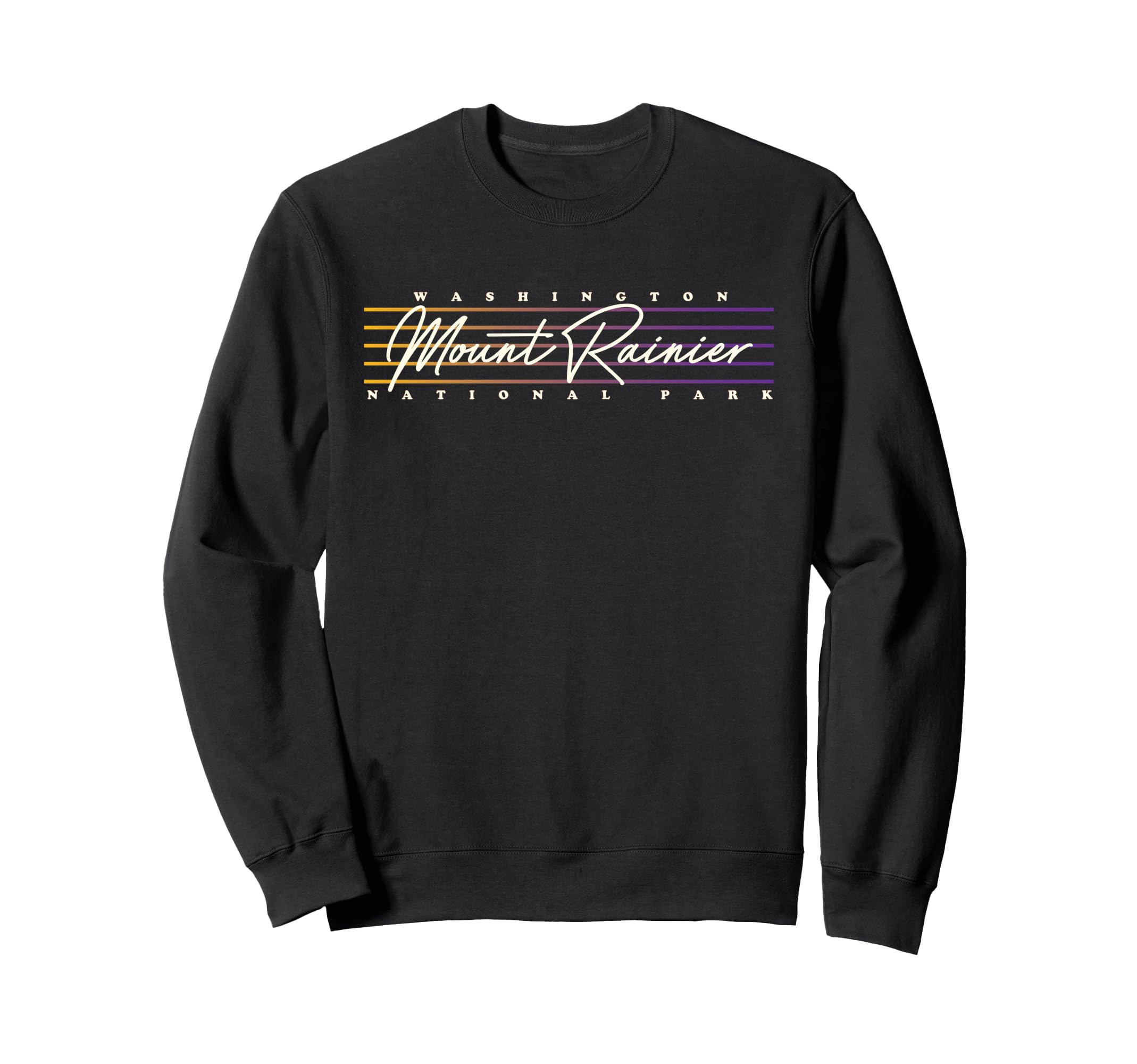 Mount Rainier National Park Sweatshirt - Trendy Graphic Men Women - T-Shirt, Sweatshirt, Hoodie