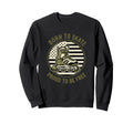 Usa Born To Jam Proud To Be Free Sweatshirt - Aesthetic Graphic for Adults - T-Shirt, Sweatshirt, Hoodie