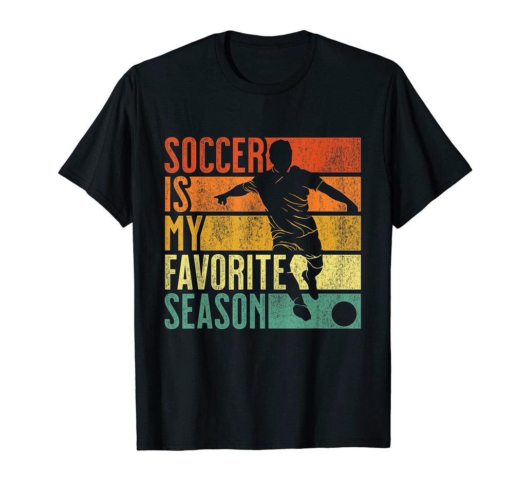 Distressed Soccer Is My Favorite Season T-Shirt - Trendy Graphic for Adults - T-Shirt, Sweatshirt, Hoodie