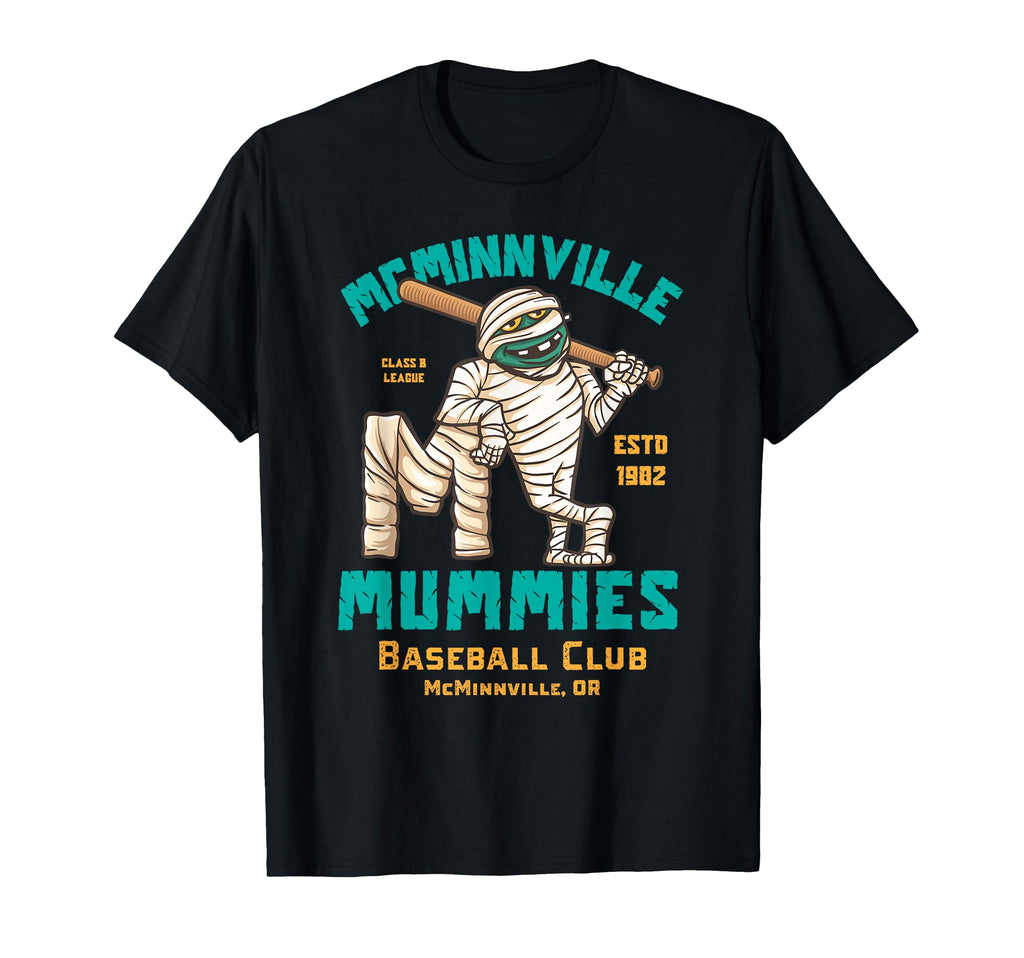 Mcminnville Mummies Minor League T-Shirt - Custom Art Print Men Women - T-Shirt, Sweatshirt, Hoodie