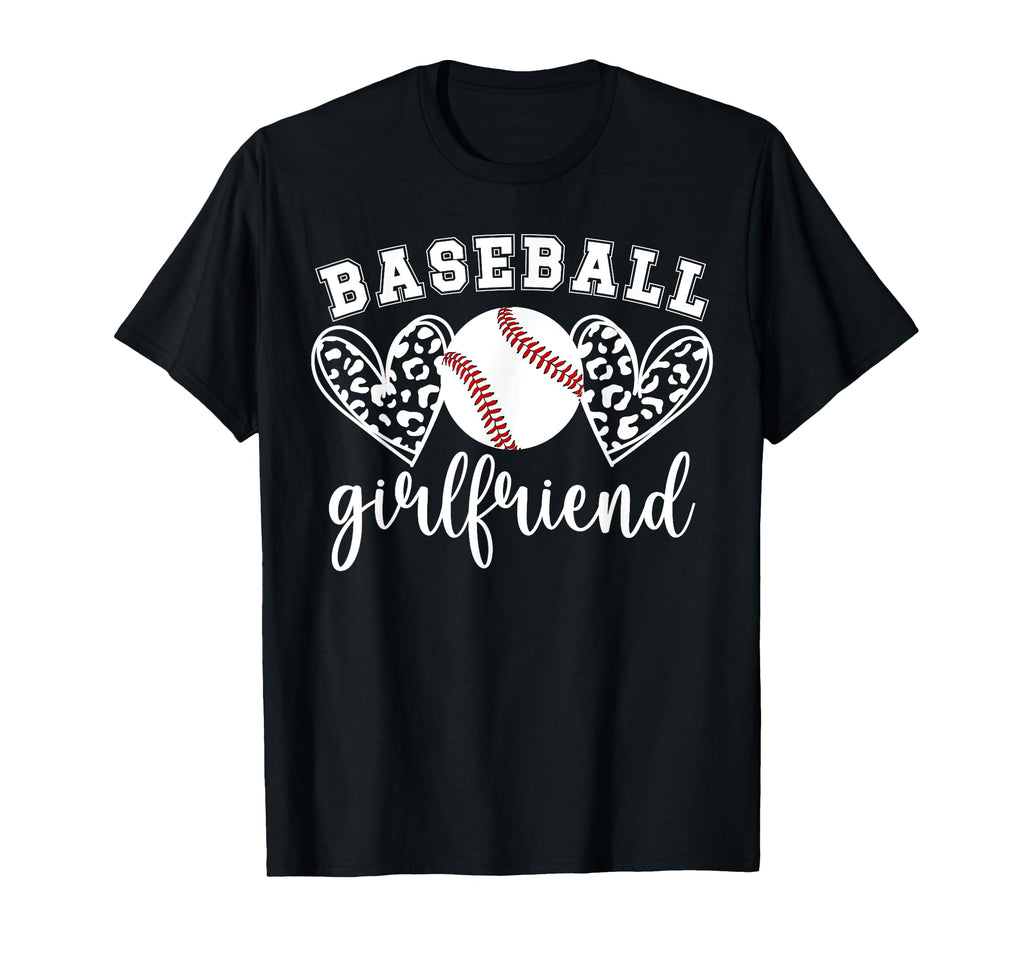 Baseball Girlfriend Hearts Girlfriend T-Shirt - Custom Art Print Men Women - T-Shirt, Sweatshirt, Hoodie