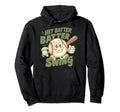 Hey Batter Batter Swing Baseball Mom Dad Hoodie - Unique Graphic Unisex - T-Shirt, Sweatshirt, Hoodie