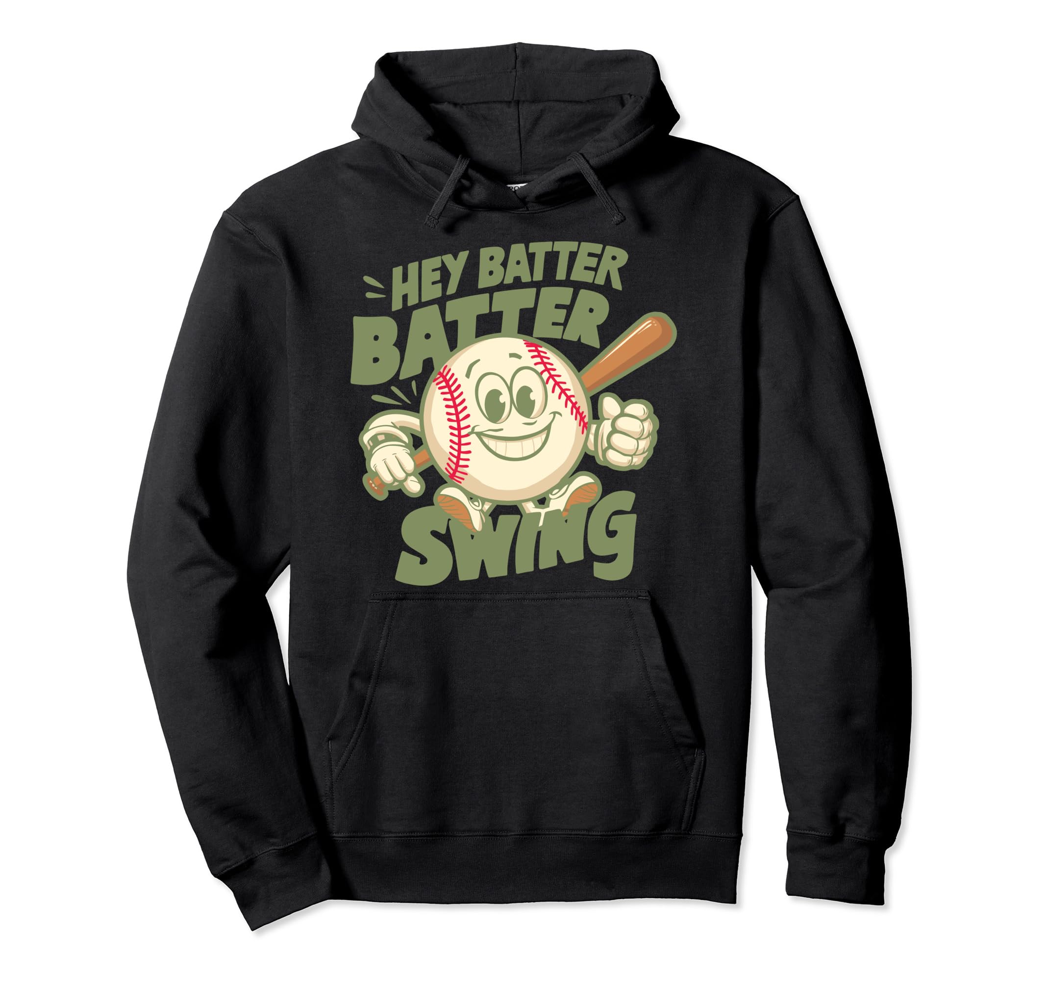 Hey Batter Batter Swing Baseball Mom Dad Hoodie - Unique Graphic Unisex - T-Shirt, Sweatshirt, Hoodie